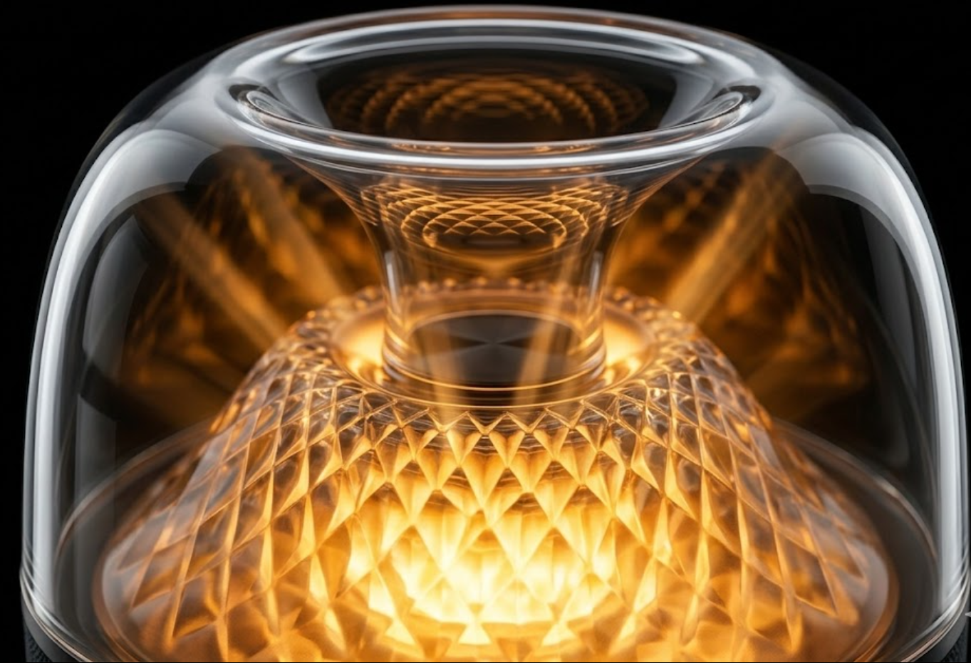 Crystal Glow LED Bluetooth Speaker